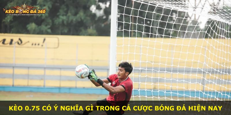 Kèo 0.75 có ý nghĩa gì trong cá cược bóng đá hiện nay