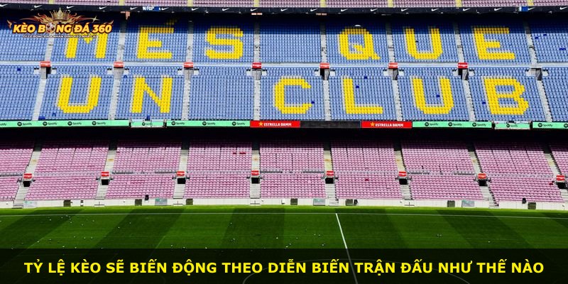 Tỷ lệ kèo sẽ biến động theo diễn biến trận đấu như thế nào