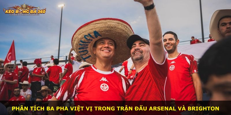Phân tích ba pha việt vị trong trận đấu Arsenal và Brighton