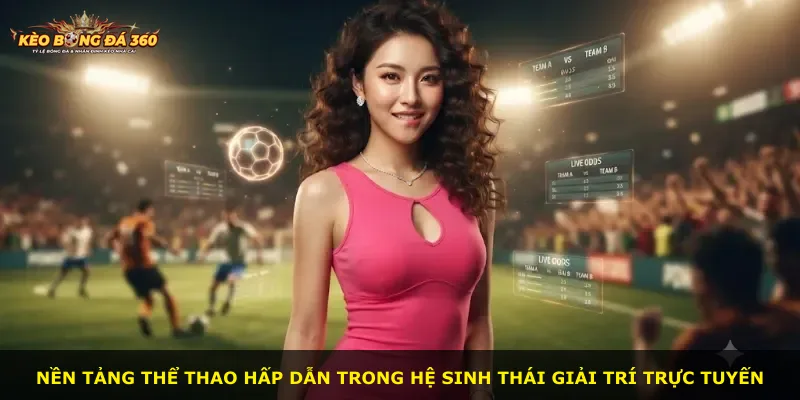 Nền tảng thể thao hấp dẫn trong hệ sinh thái giải trí trực tuyến