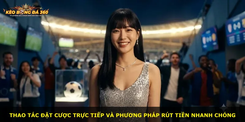 Thao tác đặt cược trực tiếp và phương pháp rút tiền nhanh chóng