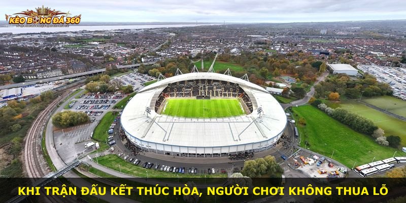 Khi trận đấu kết thúc hòa, người chơi không thua lỗ